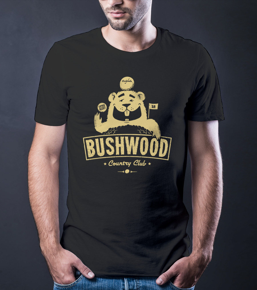 Bushwood Country Club Gopher Alert 18 Caddyshack T-Shirt