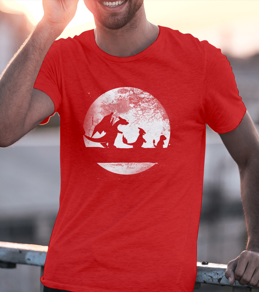 Evolve Pokémon Evolution Moon T-Shirt