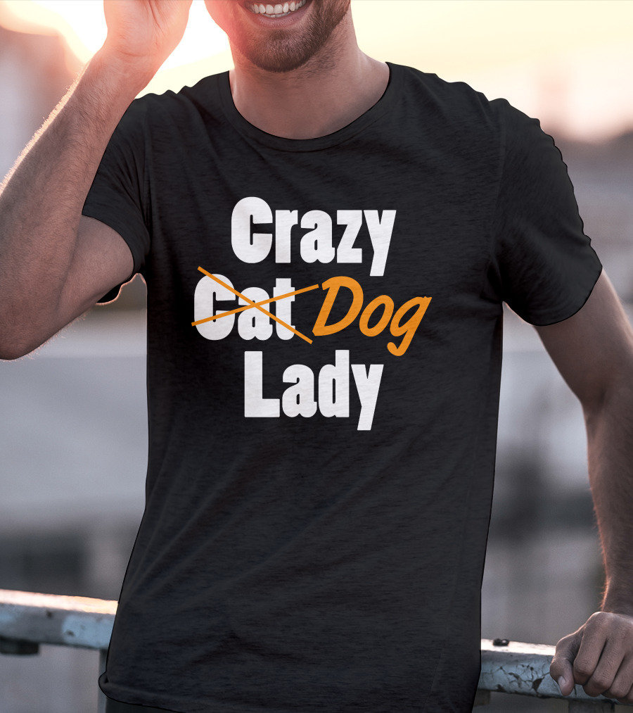 Crazy Cat Dog Lady T-Shirt