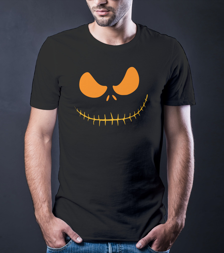 Halloween Smile Jack O'Lantern Face T-Shirt
