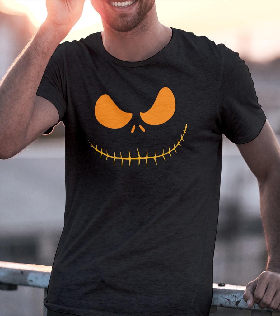 Halloween Smile Jack O'Lantern Face T-Shirt