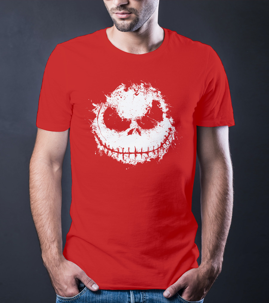 Ink Nightmare Grinning Skull T-Shirt