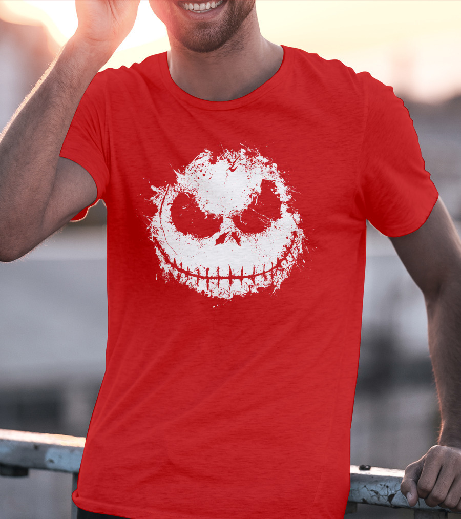 Ink Nightmare Grinning Skull T-Shirt