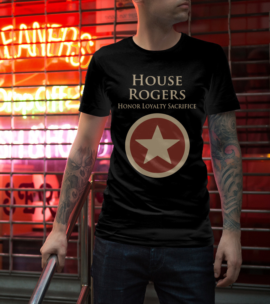 House Rogers Honor Loyalty Sacrifice Star Emblem T-Shirt
