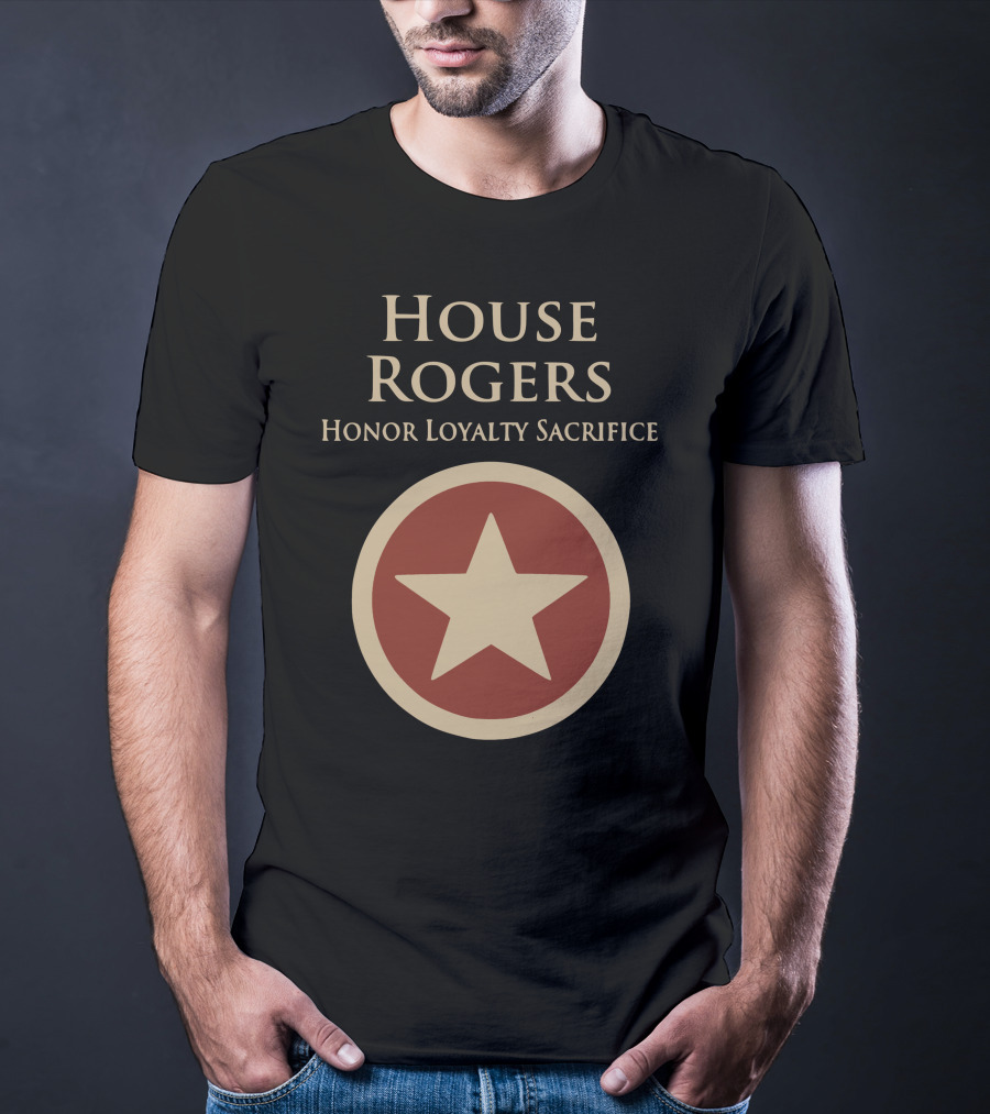 House Rogers Honor Loyalty Sacrifice Star Emblem T-Shirt