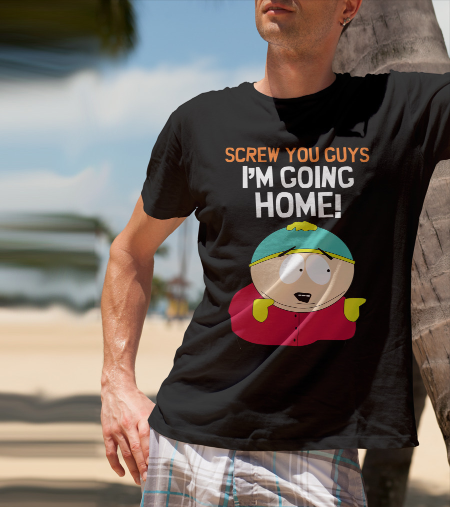 Screw You Guys I'm Going Home South Park Character T-Shirt