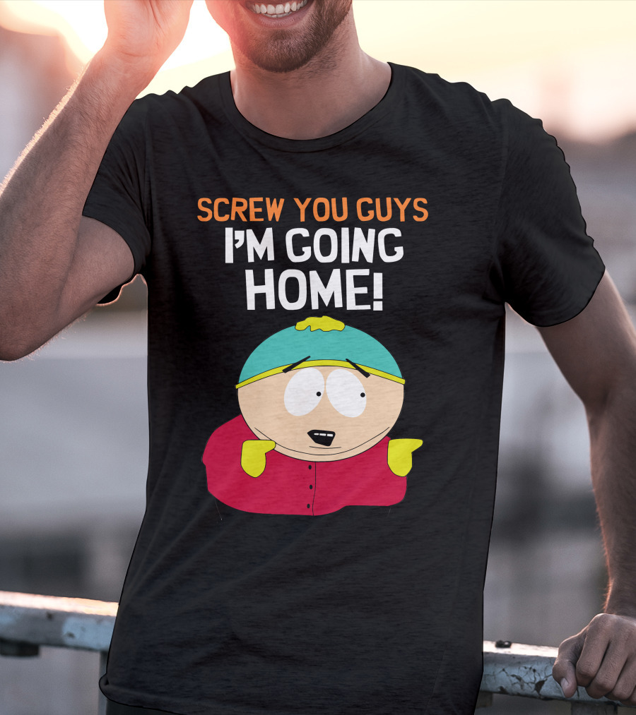 Screw You Guys I'm Going Home South Park Character T-Shirt