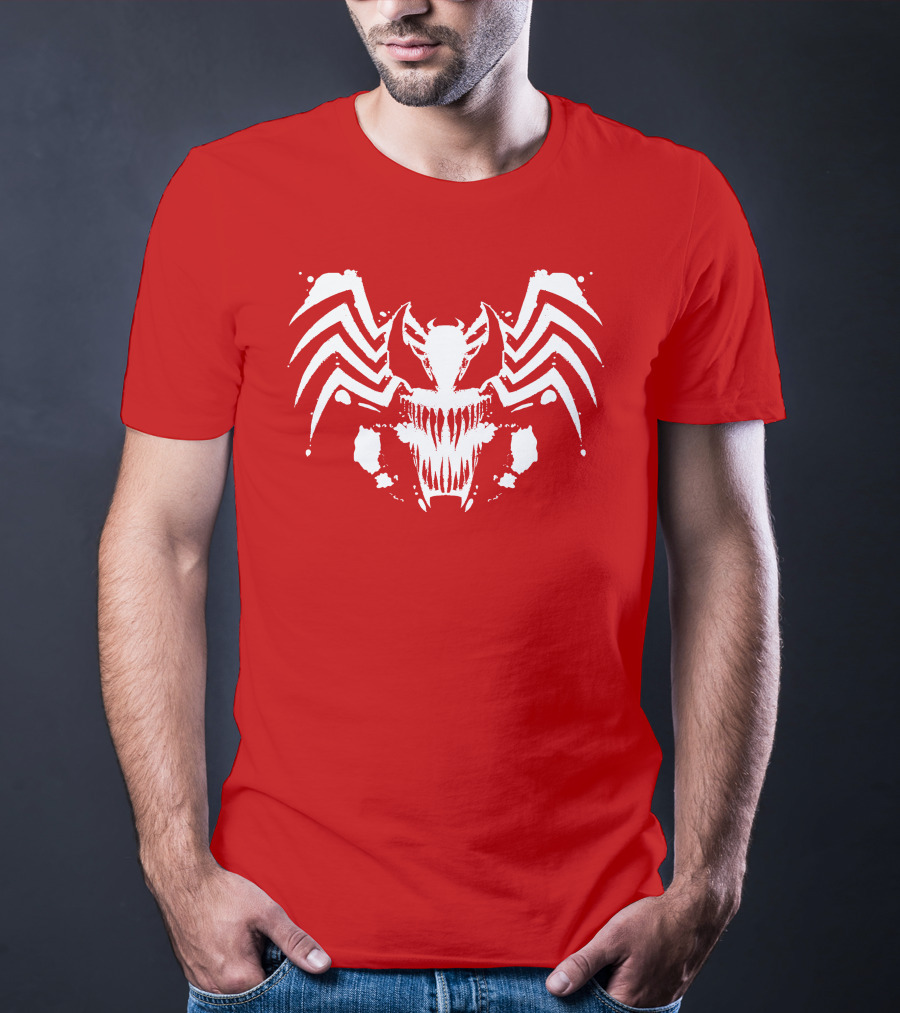 Venom Symbiote Rorschach Style Mask T-Shirt