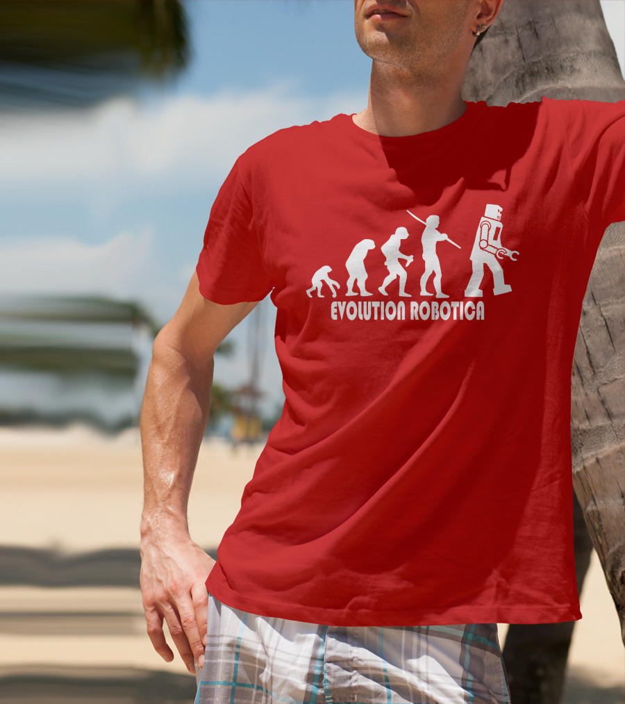Evolution Robotica Human To Robot Transformation T-Shirt