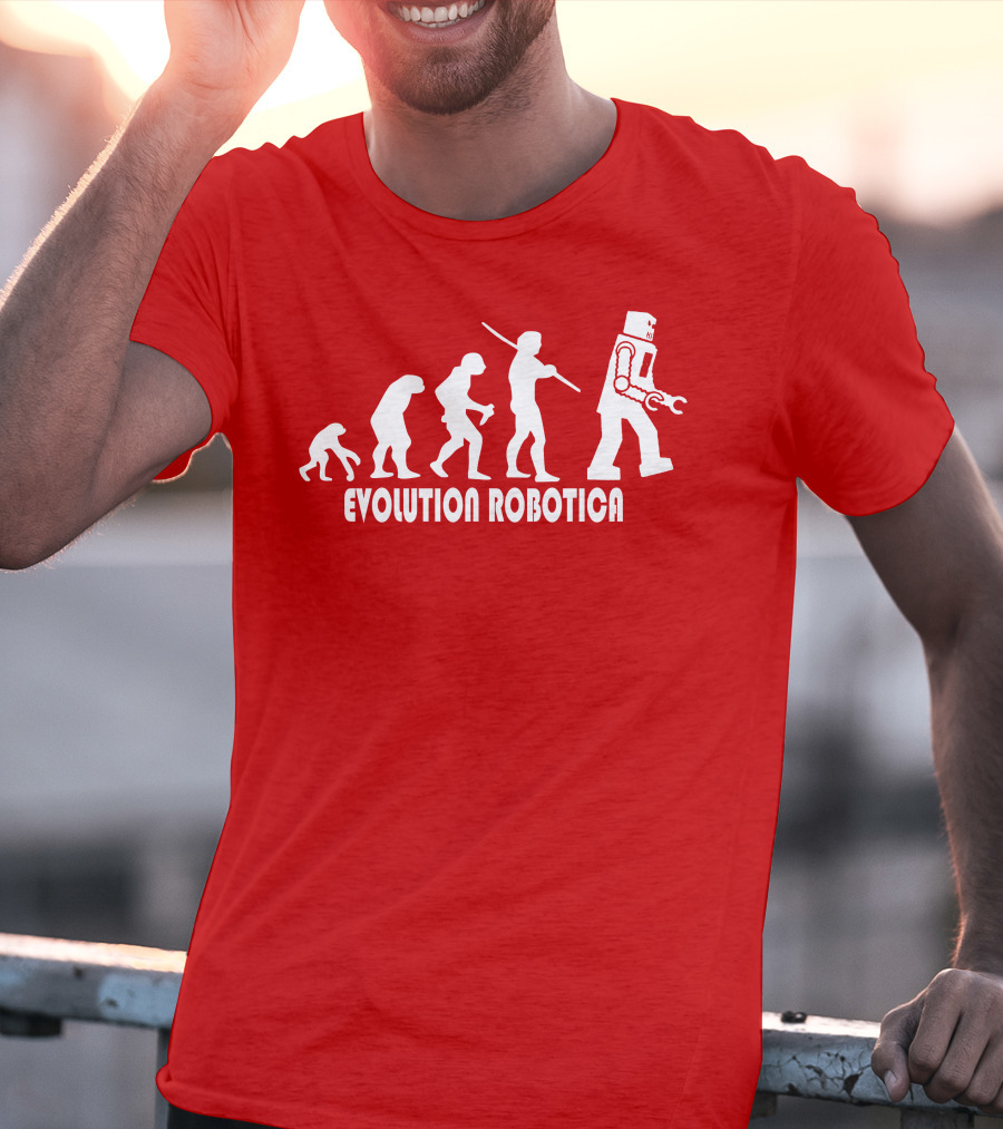 Evolution Robotica Human To Robot Transformation T-Shirt