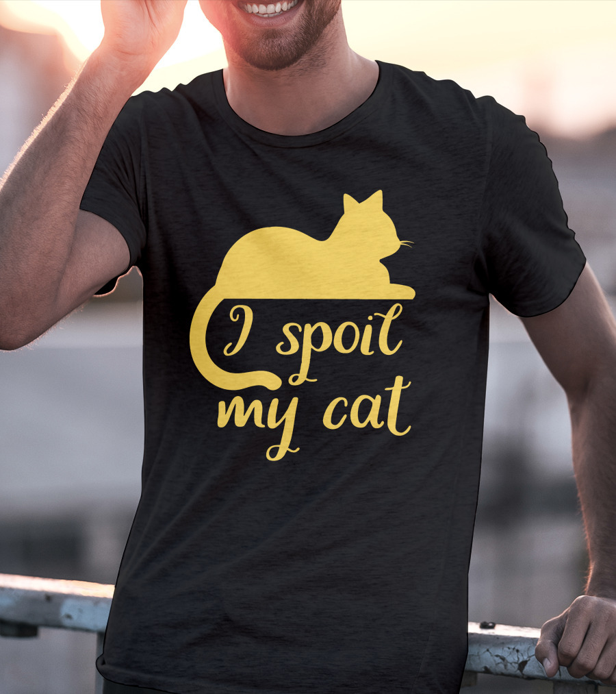 I Spoil My Cat With Yellow Cat T-Shirt