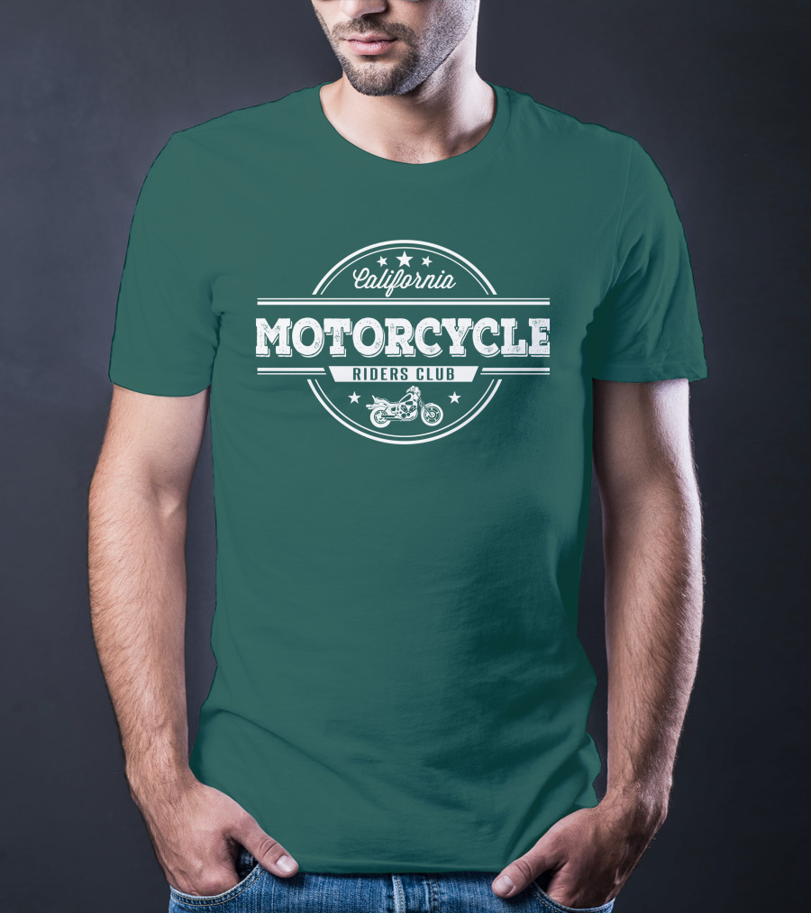 California Motorcycle Riders Club Retro Emblem T-Shirt