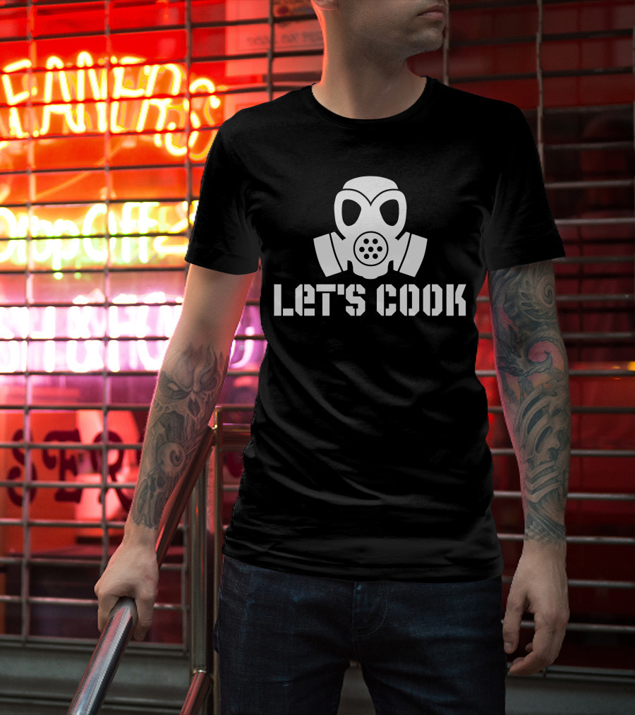 Let's Cook Gas Mask Breaking Bad T-Shirt