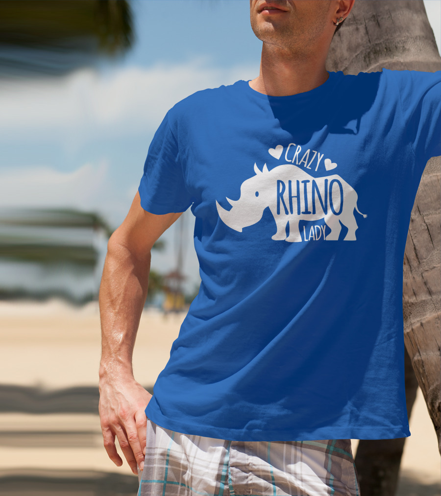 CRAZY RHINO LADY T-Shirt
