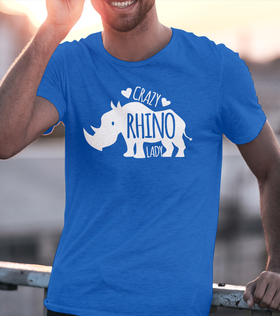 CRAZY RHINO LADY T-Shirt