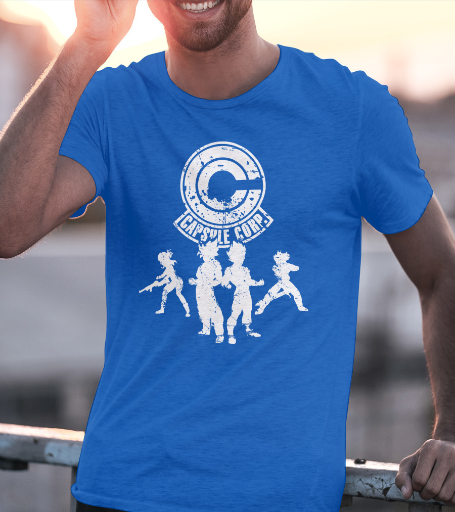 Capsule Corp Dragon Ball Z Characters T-Shirt
