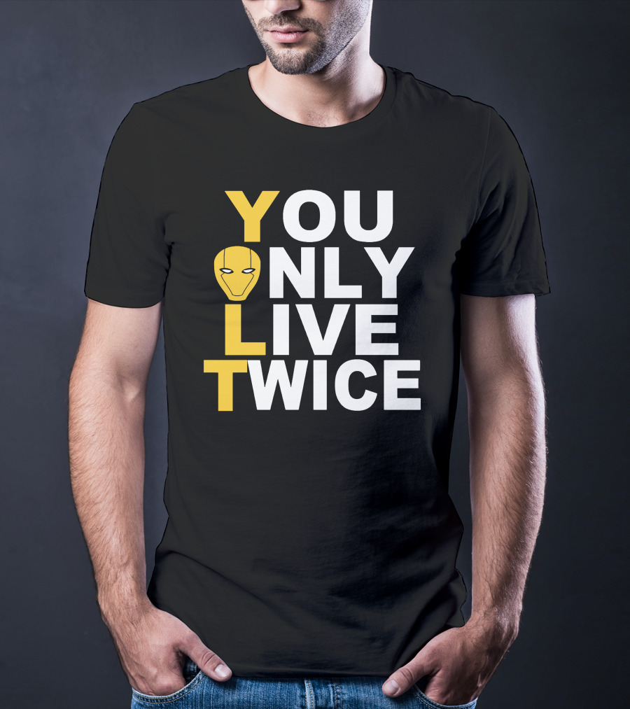 Red Hood YOLT You Only Live Twice Mask T-Shirt