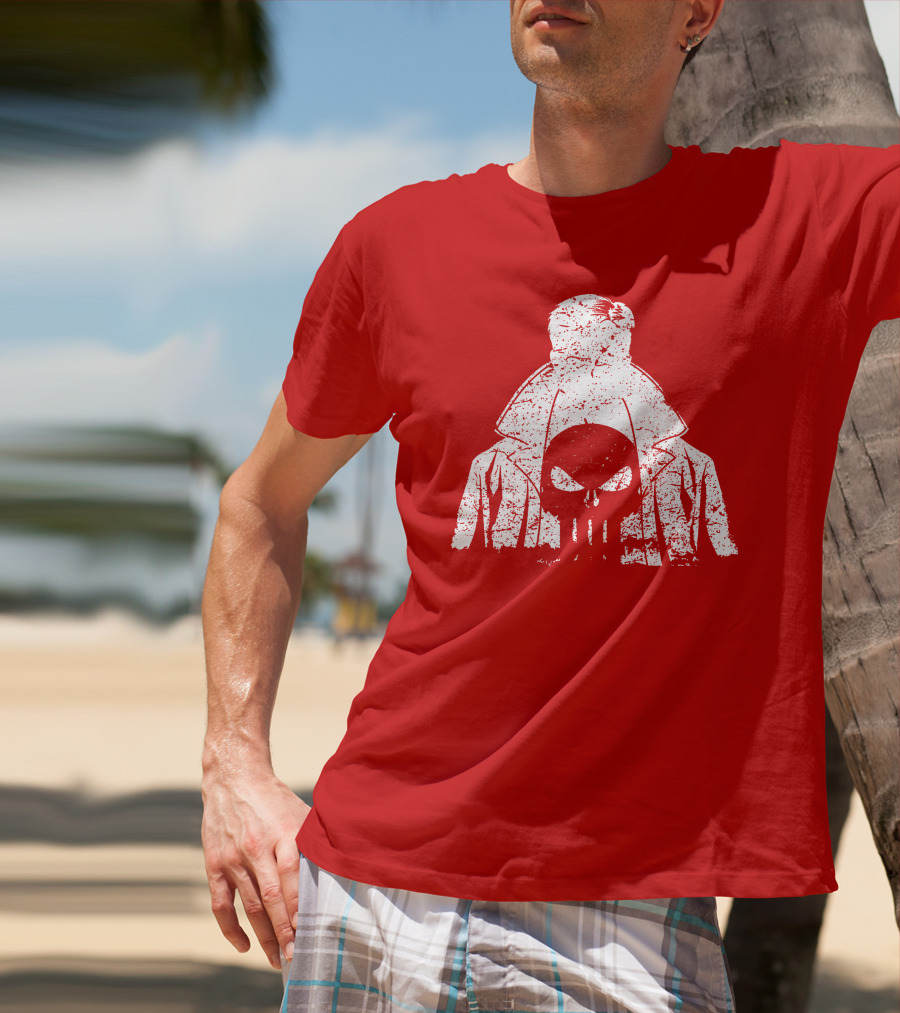 Punisher Shadow Of Vengeance Trench Coat Skull T-Shirt