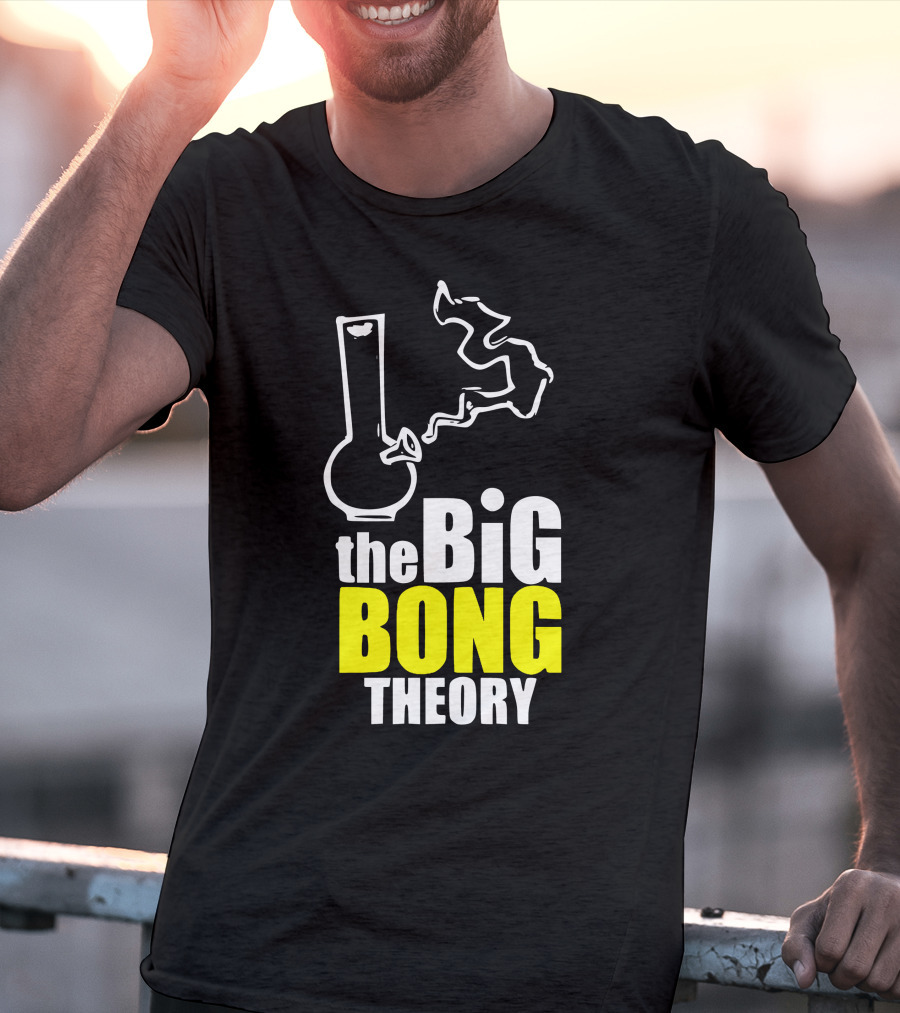 The Big Bong Theory White Bong Smoke T-Shirt