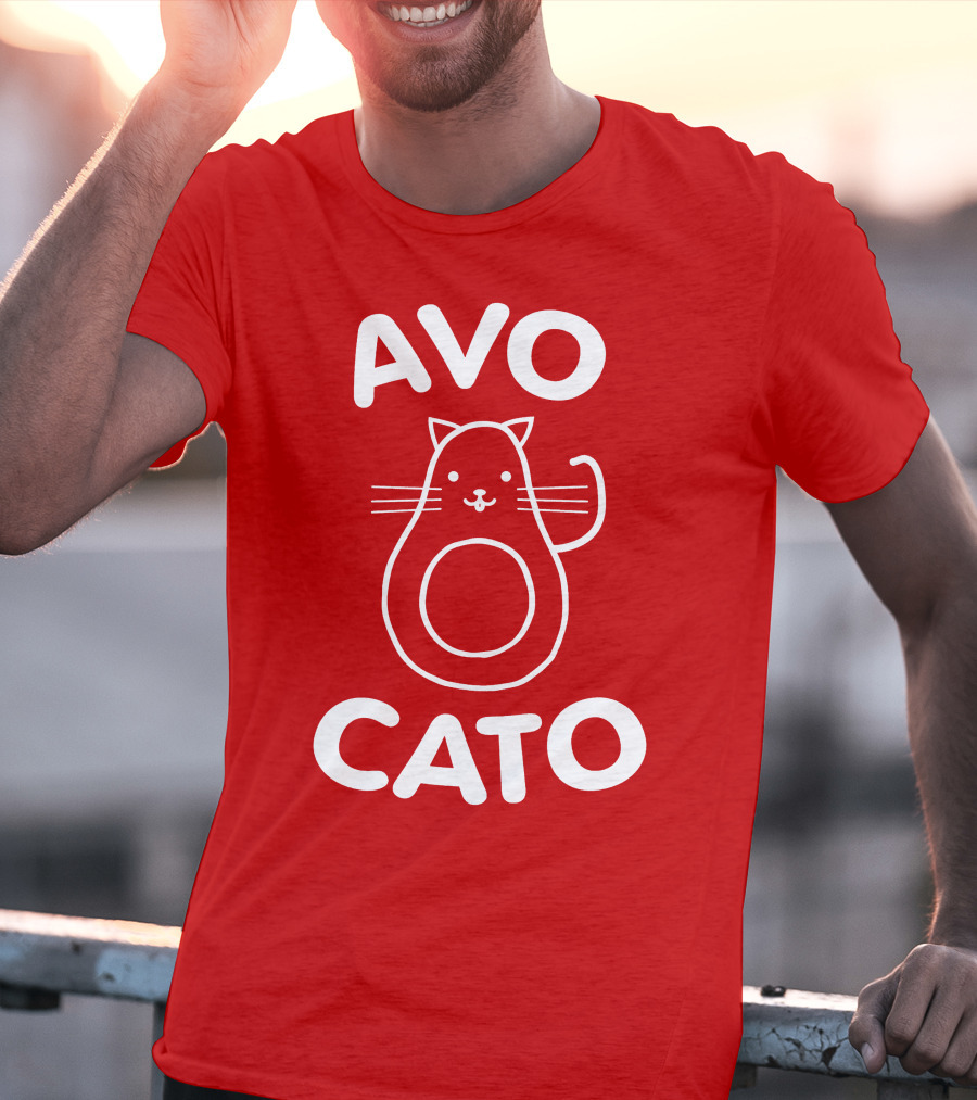 AVO CATO Cat Avocado Pun T-Shirt