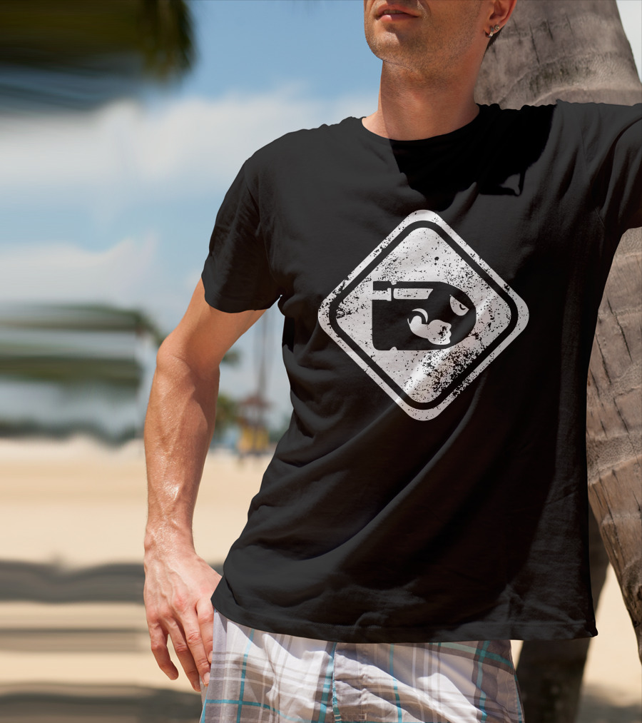 Bullet Bill Road Sign T-Shirt
