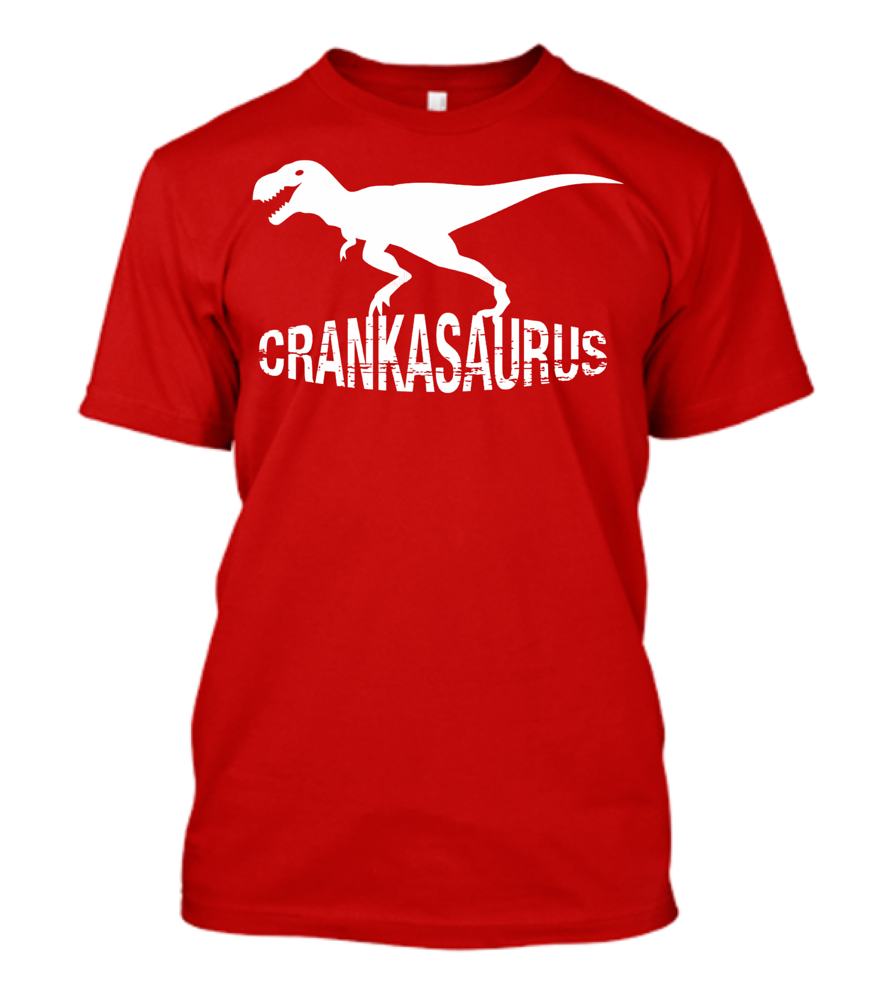 Crankasaurus Dinosaur Logo Parody T-Rex T-Shirt
