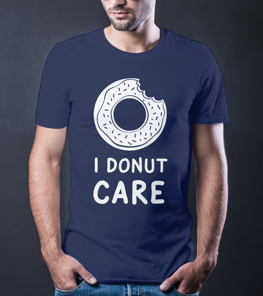 I Donut Care Donut With A Bite T-Shirt