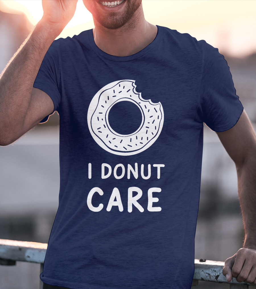 I Donut Care Donut With A Bite T-Shirt