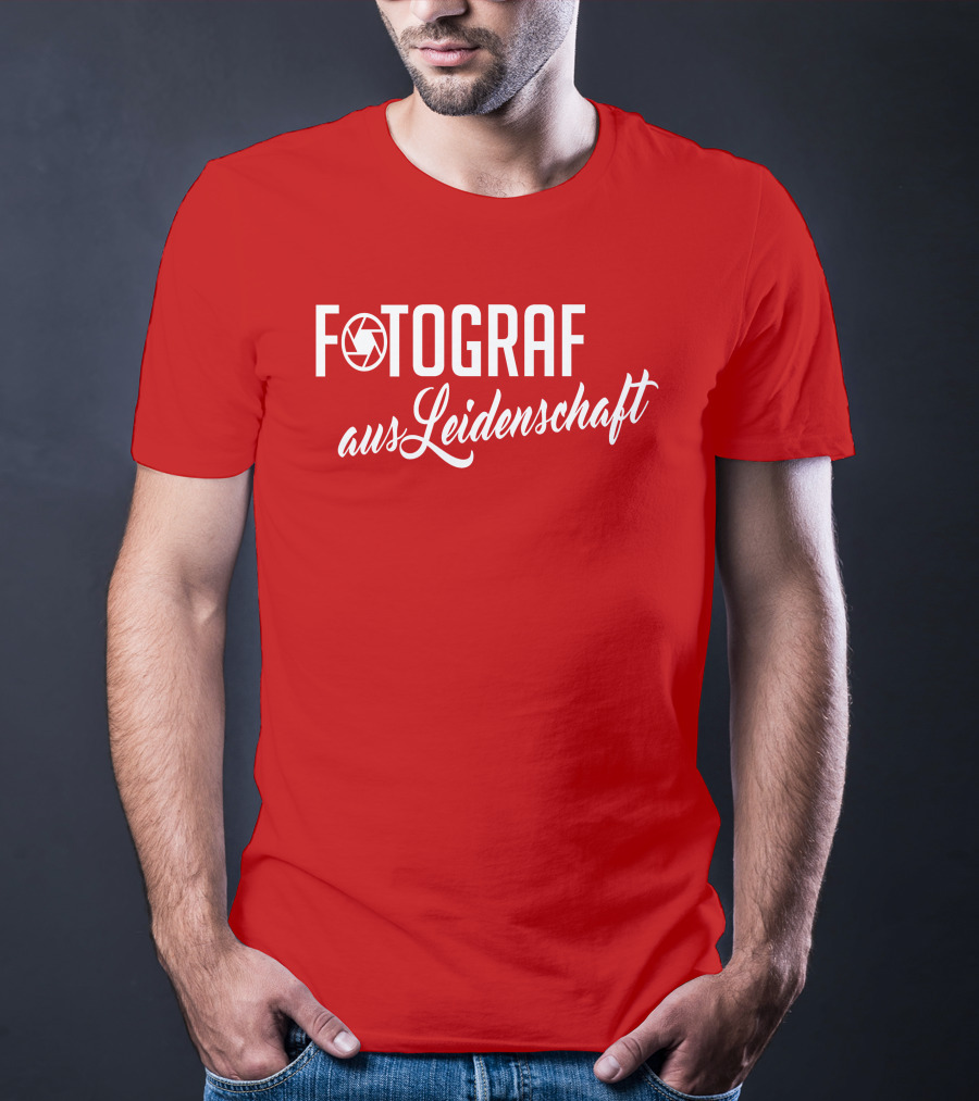 Fotograf Aus Leidenschaft Camera Lens Icon T-Shirt