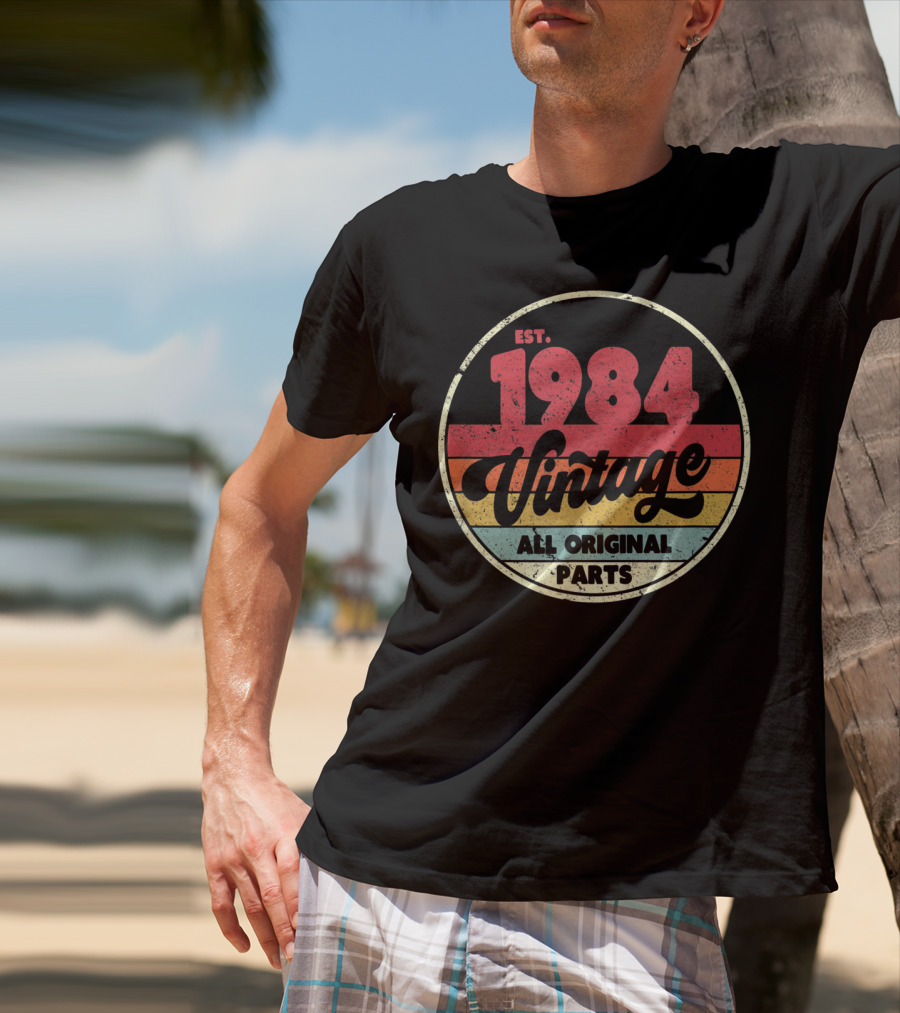 Est. 1984 Vintage All Original Parts T-Shirt