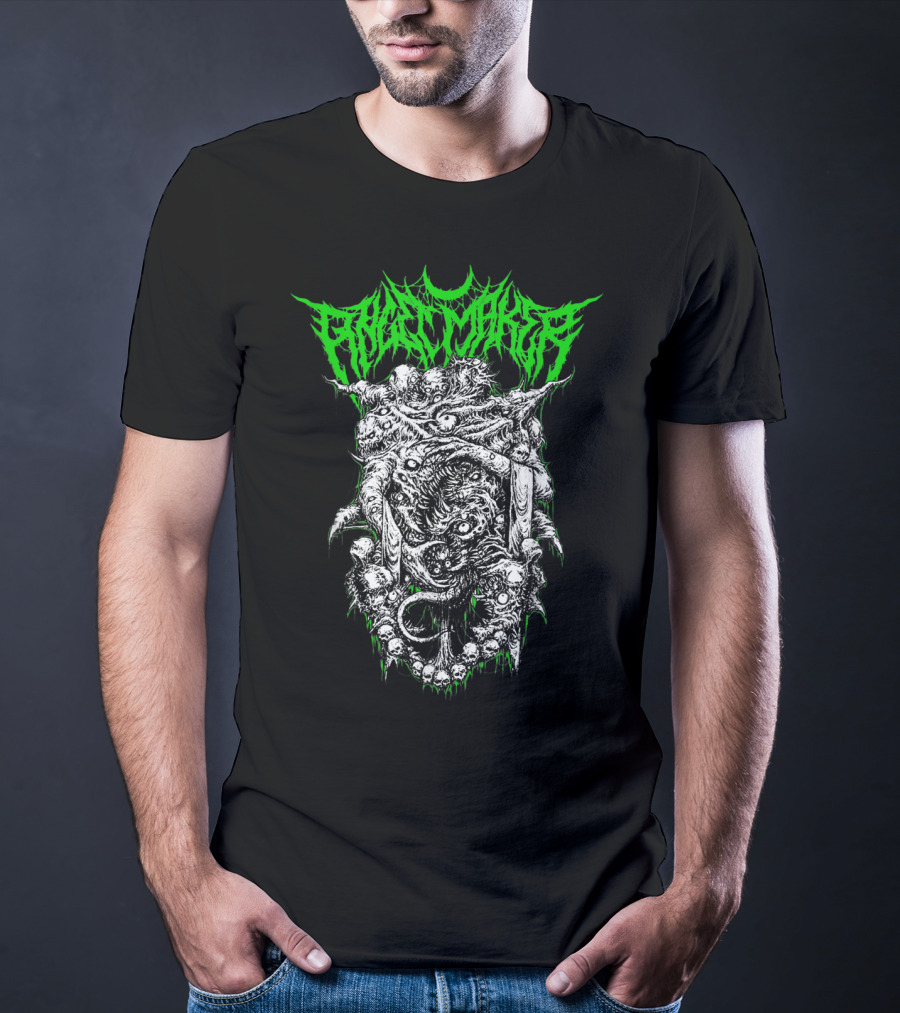 Angelmaker Death Metal Horror Skull T-Shirt