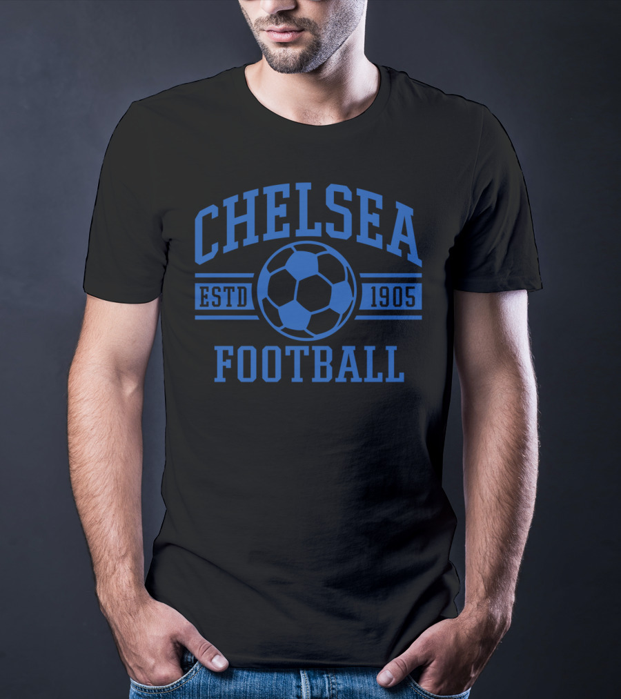 Chelsea Football Estd 1905 Blue Soccer T-Shirt