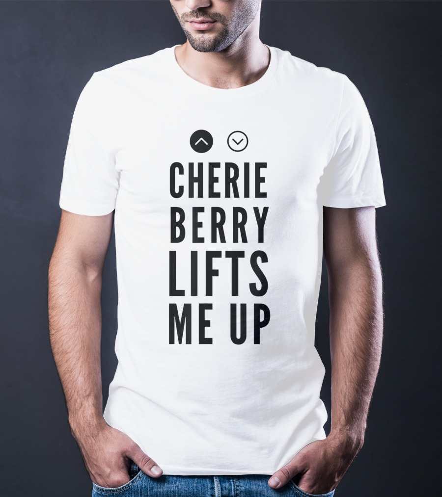 Cherie Berry Lifts Me Up Arrow Buttons T-Shirt