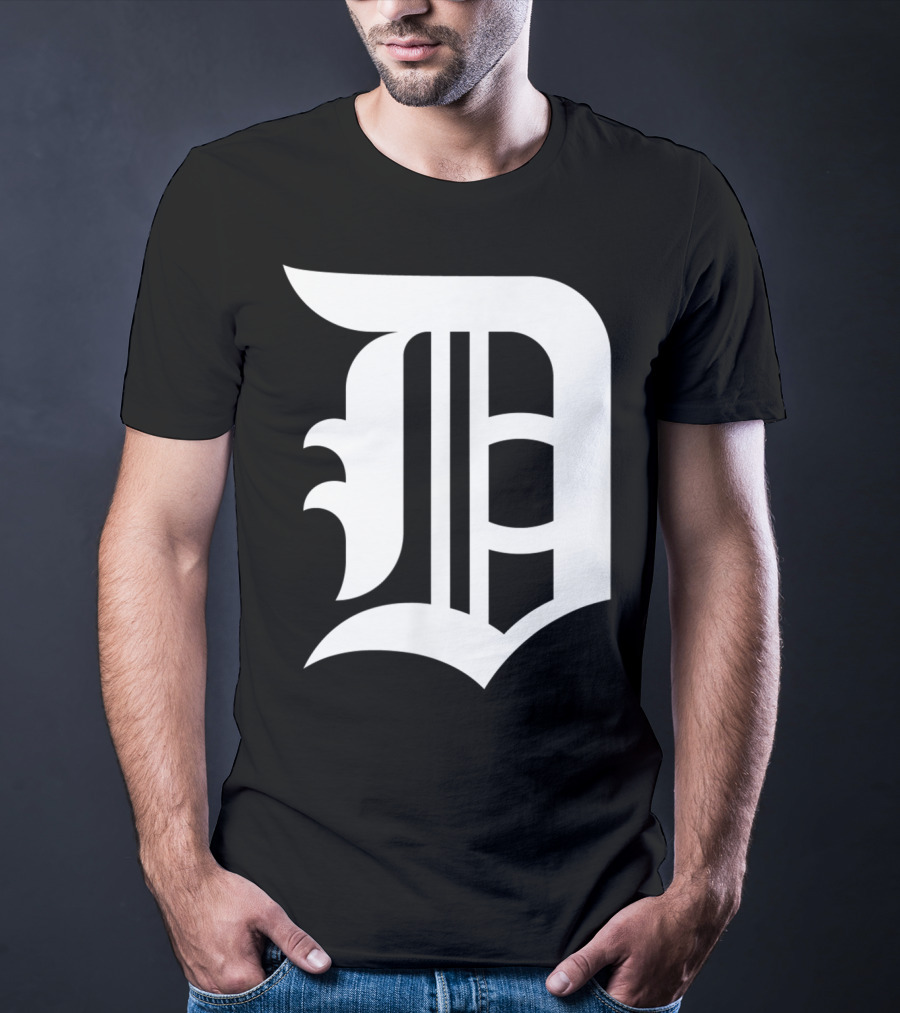 Detroit Baseball D Vintage Michigan Bengal T-Shirt