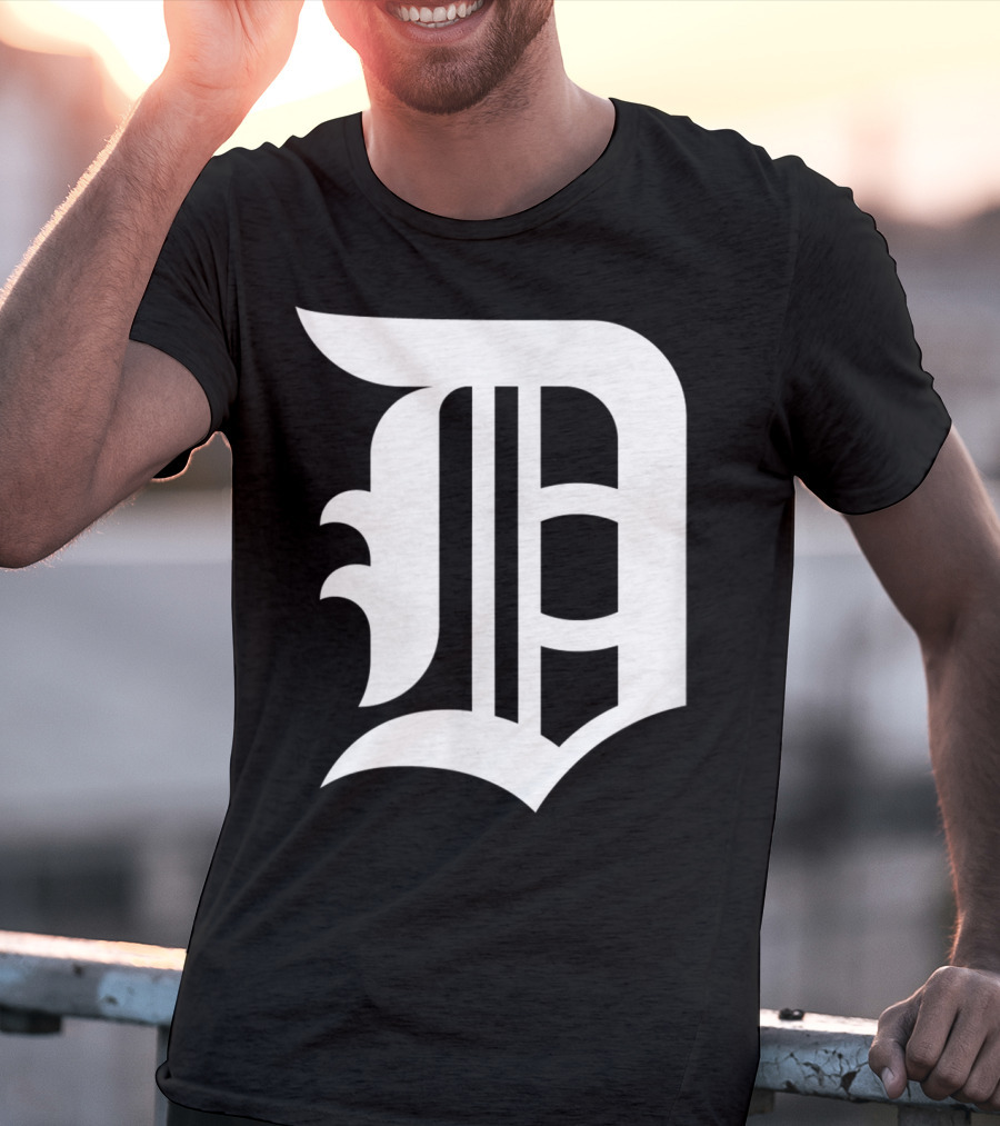 Detroit Baseball D Vintage Michigan Bengal T-Shirt