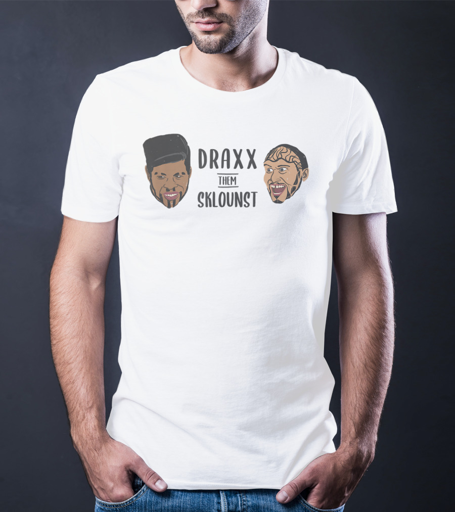 Draxx Them Sklounst Illustrated Faces T-Shirt