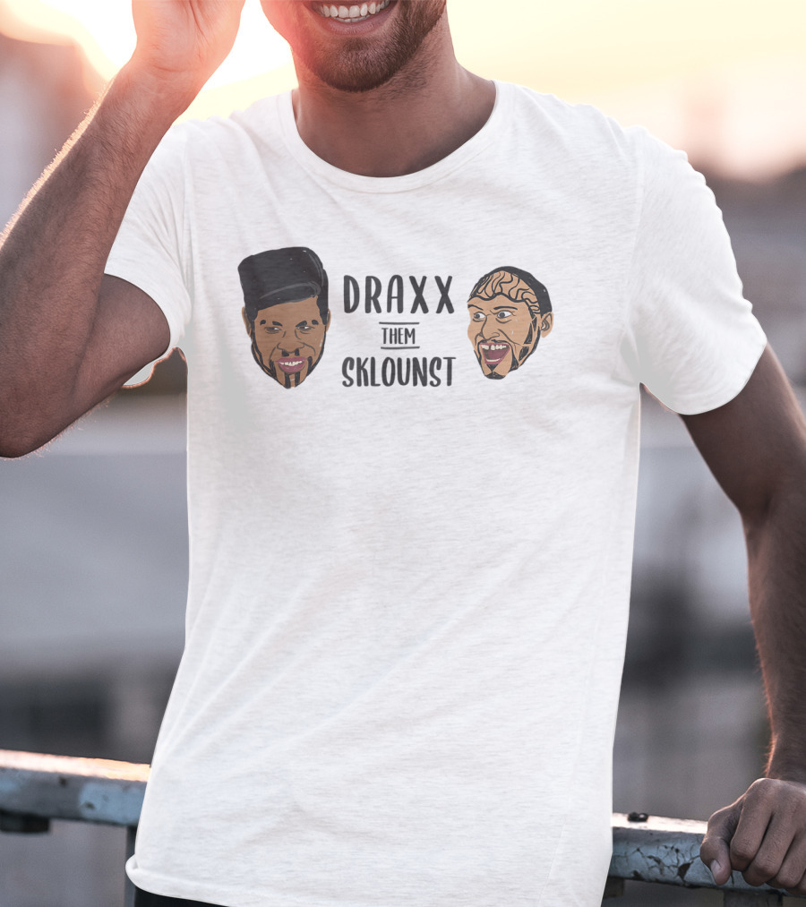 Draxx Them Sklounst Illustrated Faces T-Shirt