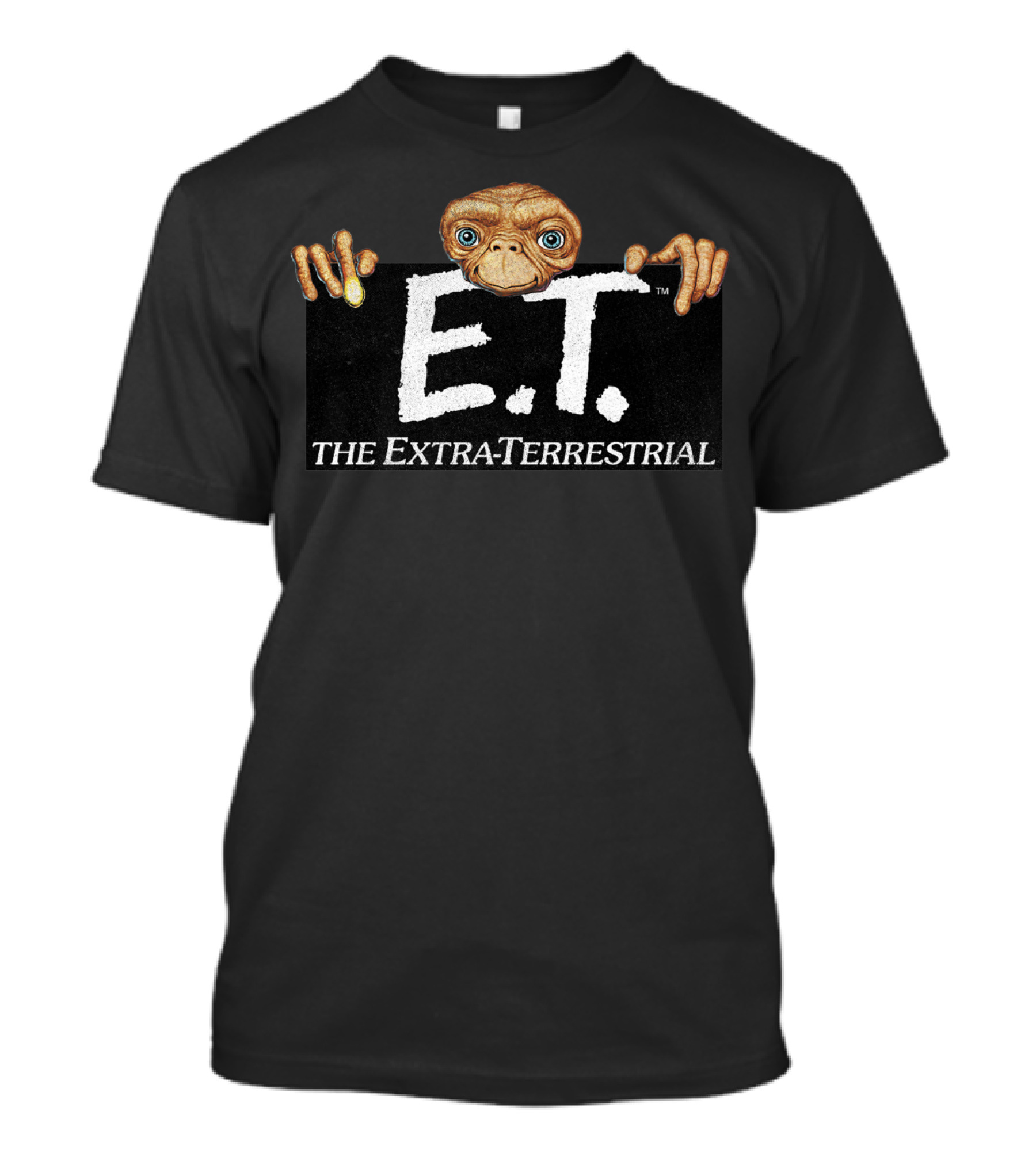 E.T. The Extra-Terrestrial Movie Icon Holding Sign T-Shirt