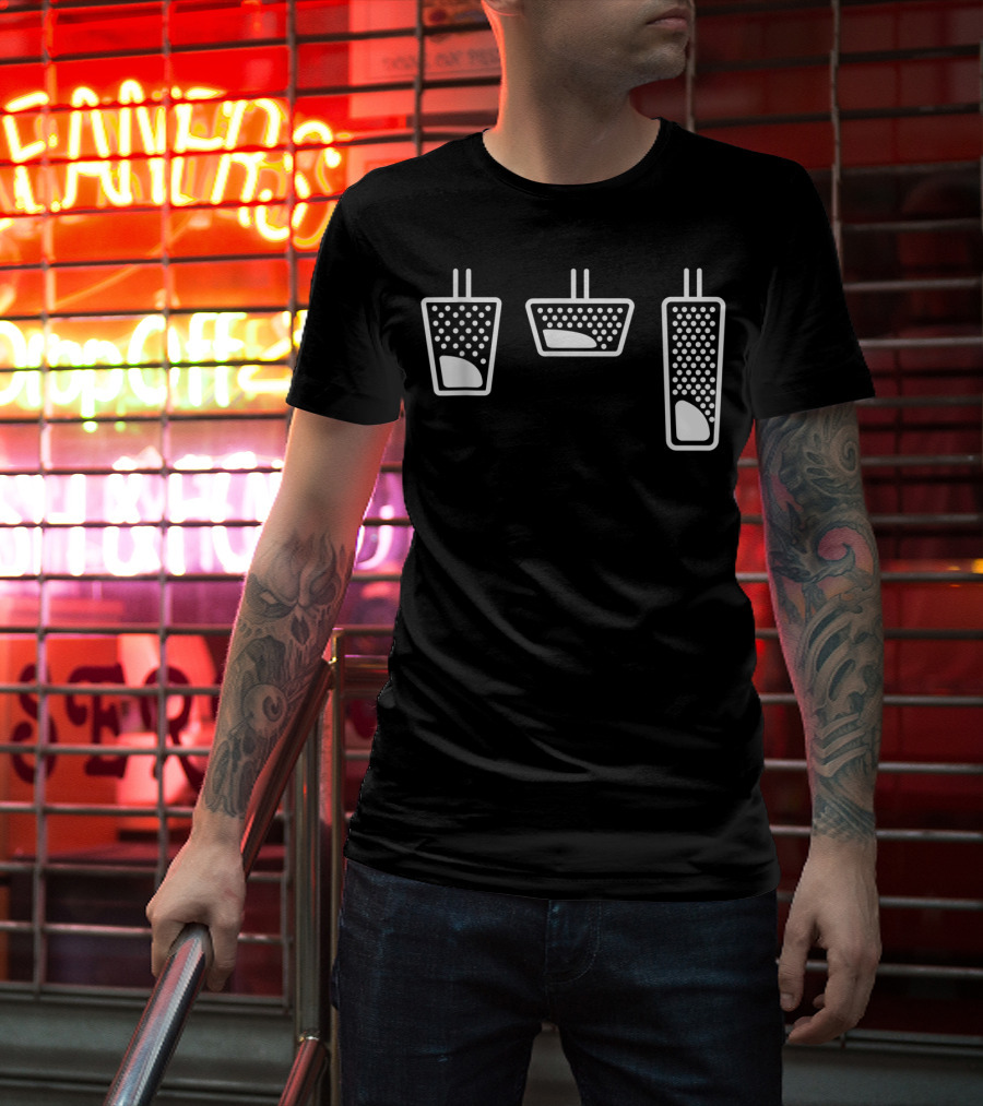 Gas Brake Clutch Pedal JDM Race Car Drifting Icons T-Shirt
