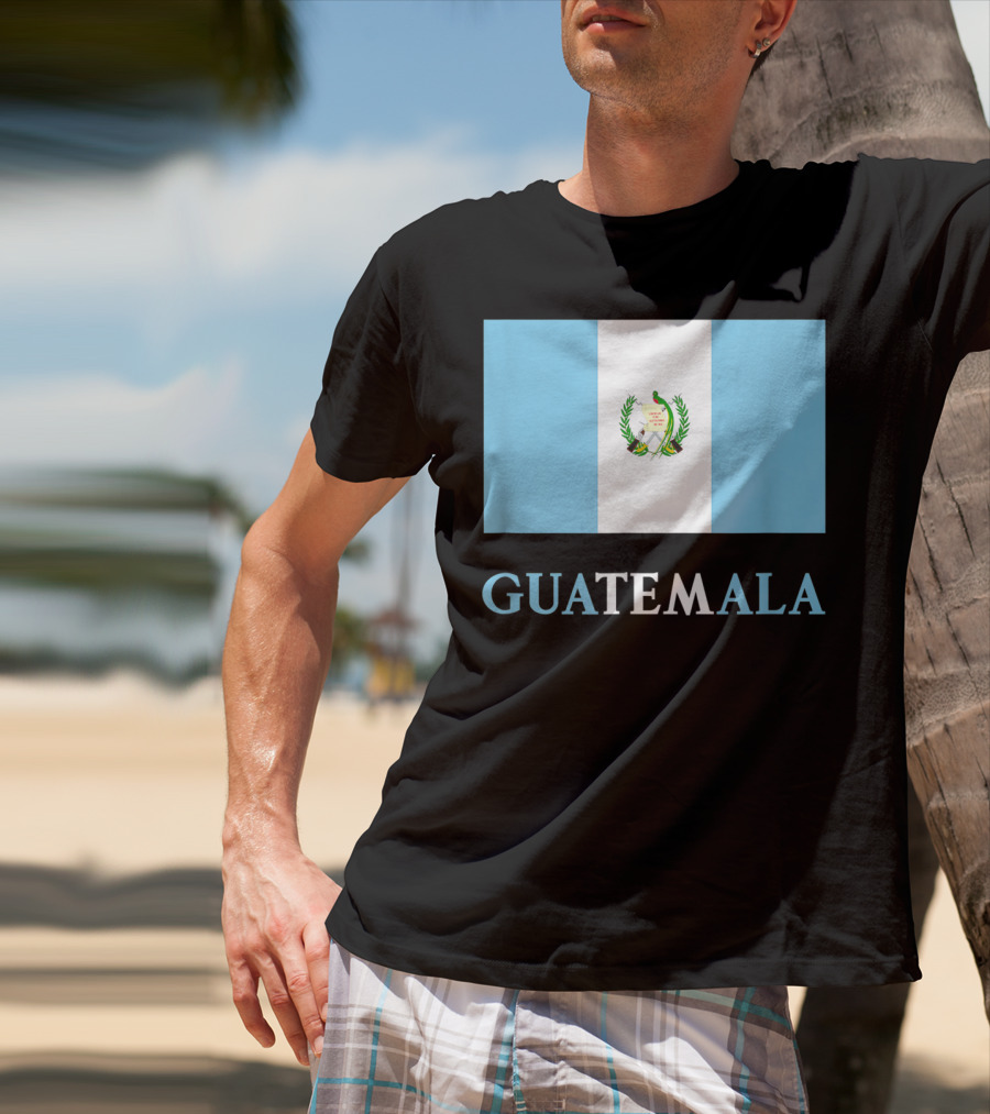 Guatemala Flag Bandera Guatemalteca Guatemala T-Shirt