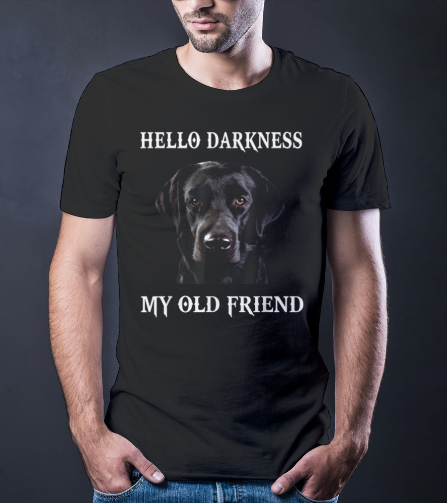 Hello Darkness My Old Friend Labrador T-Shirt