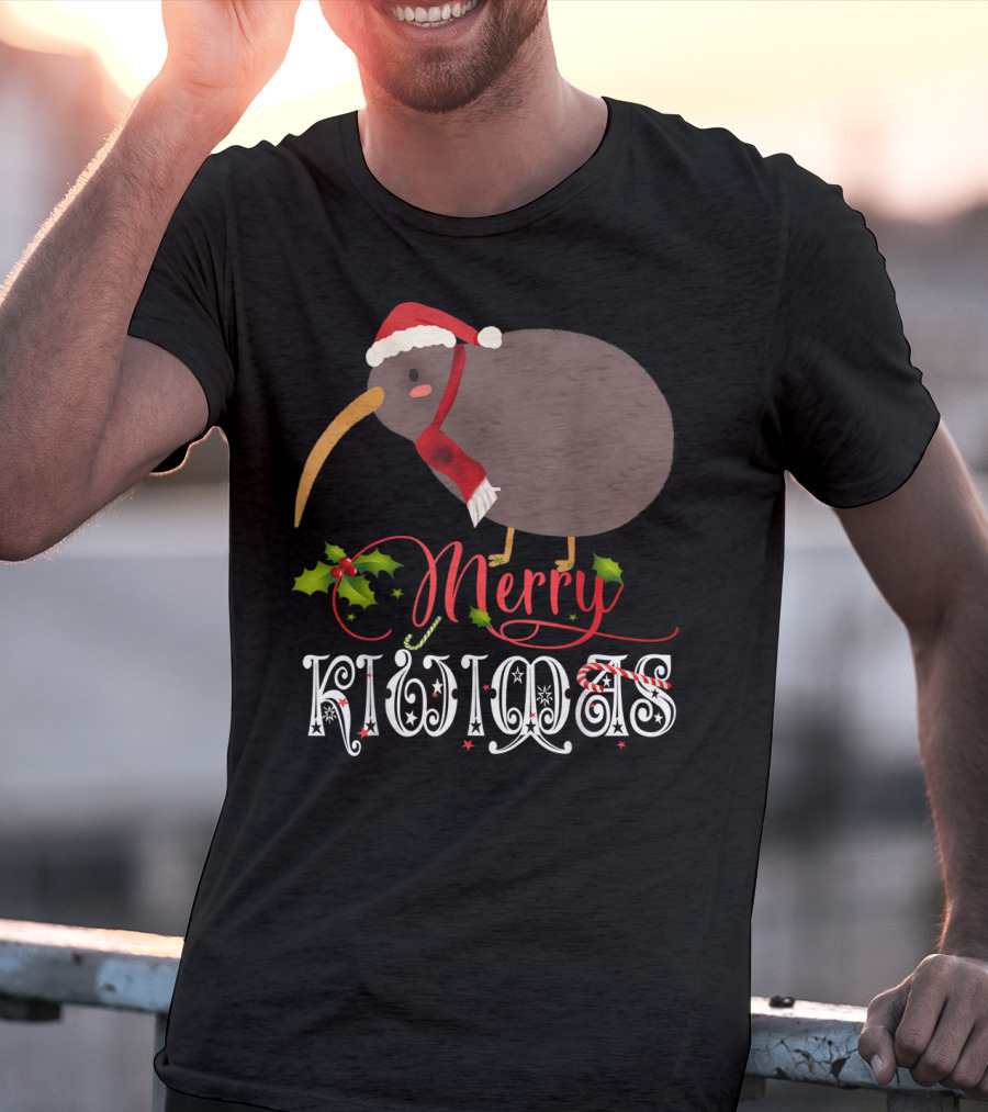 Merry Kiwi Christmas Family Matching T-Shirt