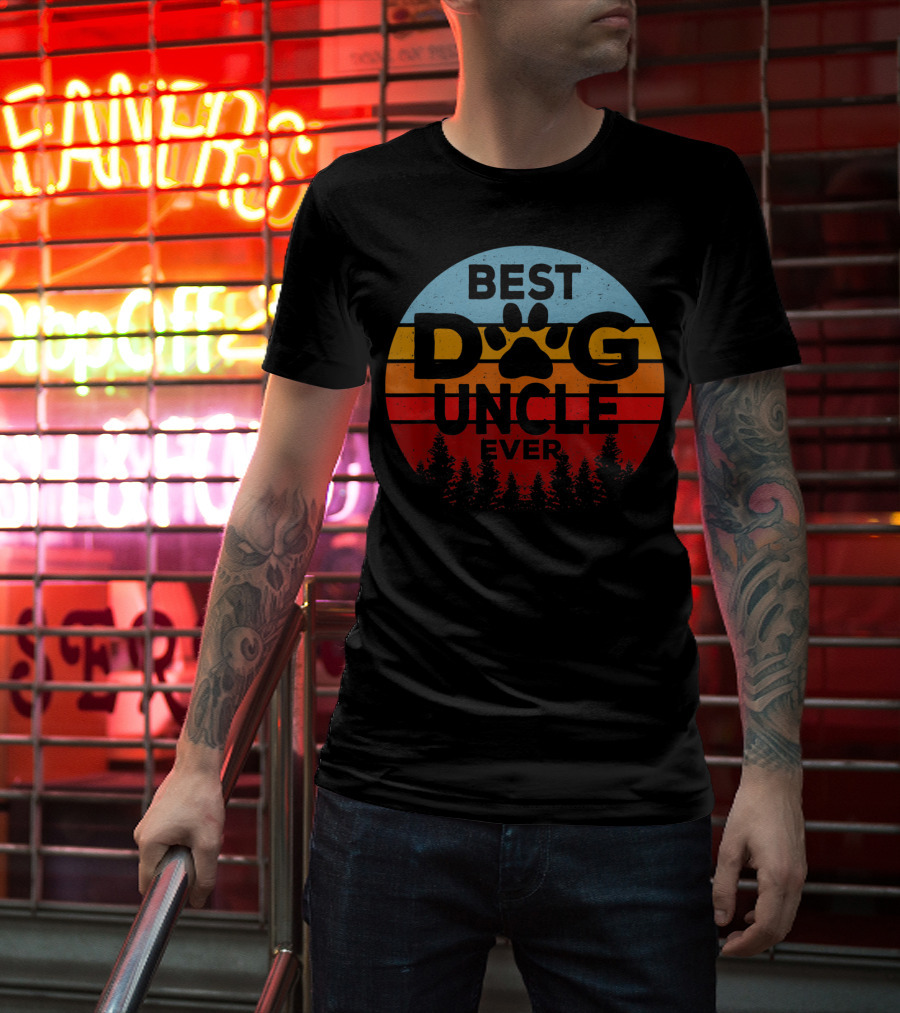 Best Dog Uncle Ever Vintage T-Shirt