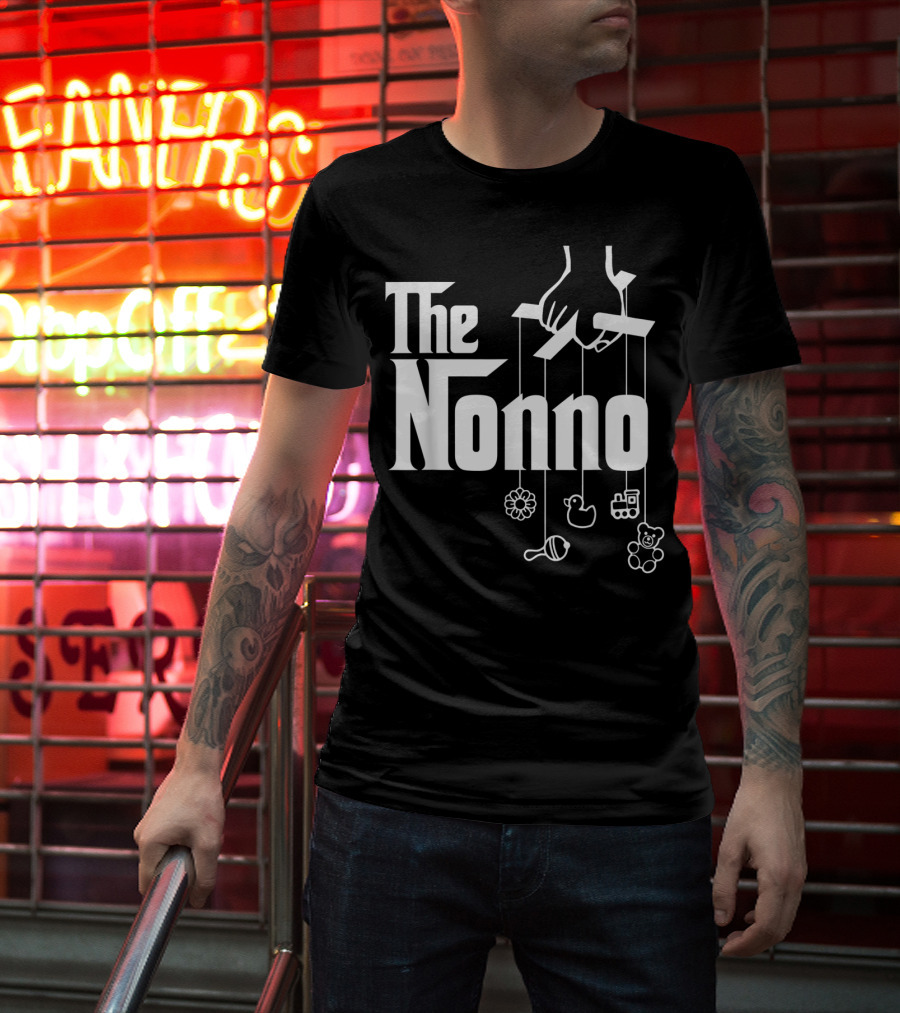 The Nonno Italian Grandpa Puppet Toys Baby Shower T-Shirt