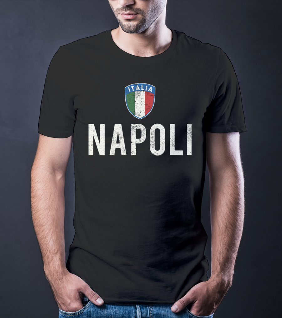 Napoli Italia Italian Flag Emblem Love Naples T-Shirt