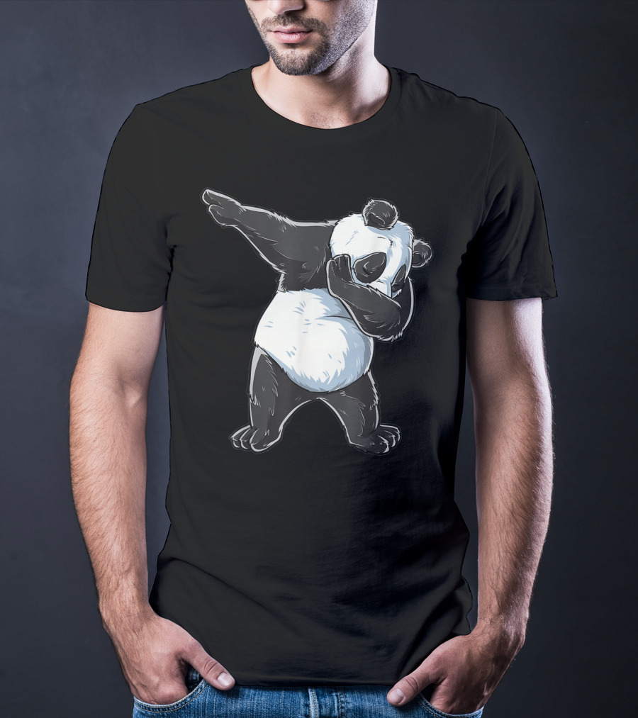 Panda Costume Dabbing Panda Dabbing Dance Pose T-Shirt