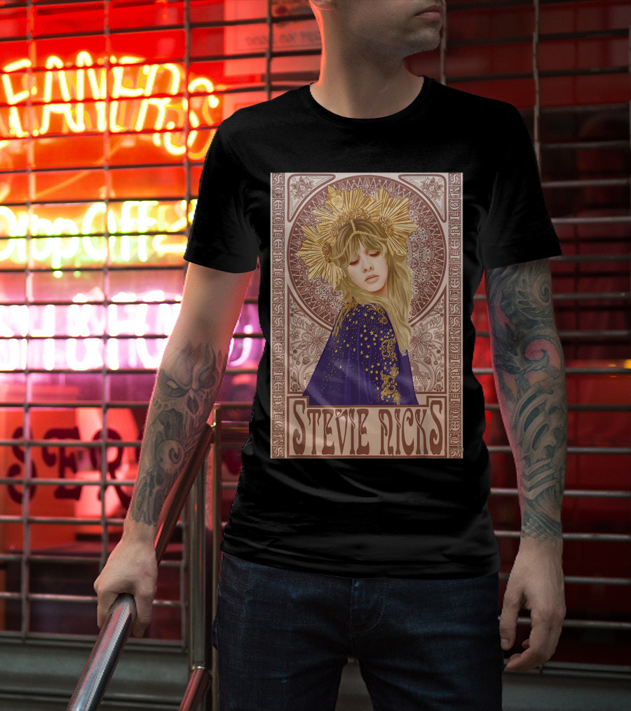 Stevie Nicks Retro Art Nouveau T-Shirt