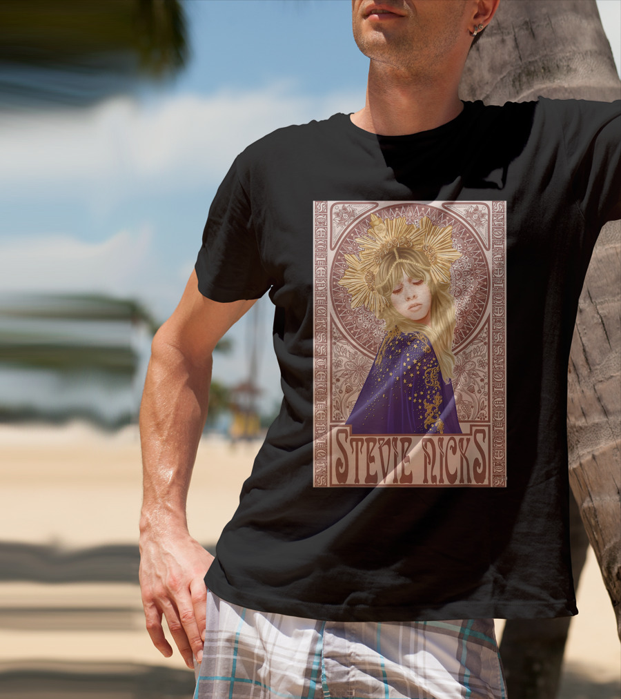 Stevie Nicks Retro Art Nouveau T-Shirt