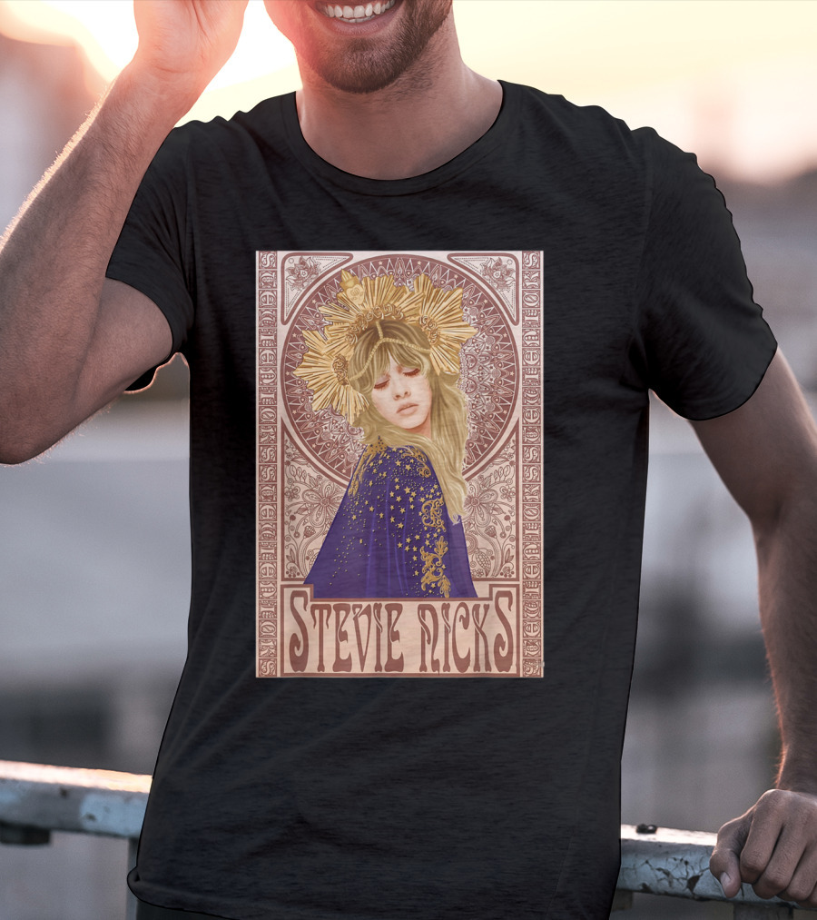Stevie Nicks Retro Art Nouveau T-Shirt