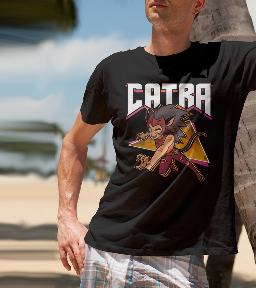 Catra Character Art From She-Ra And The Princesses Of Power Series T-Shirt